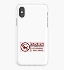 Powered By Manly Energy iPhone Case