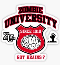 Zombie University Sticker