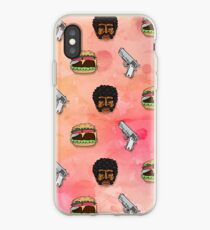 Pulp Fiction Big Kahuna Burger Pattern iPhone Case