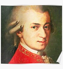 celebrities wolfgang amadeus mozart 2 Poster
