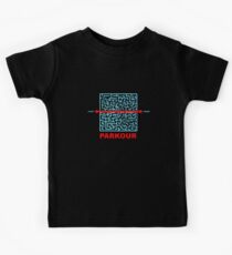 Parkour Maze Kids Tee