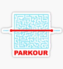 Parkour Maze Sticker