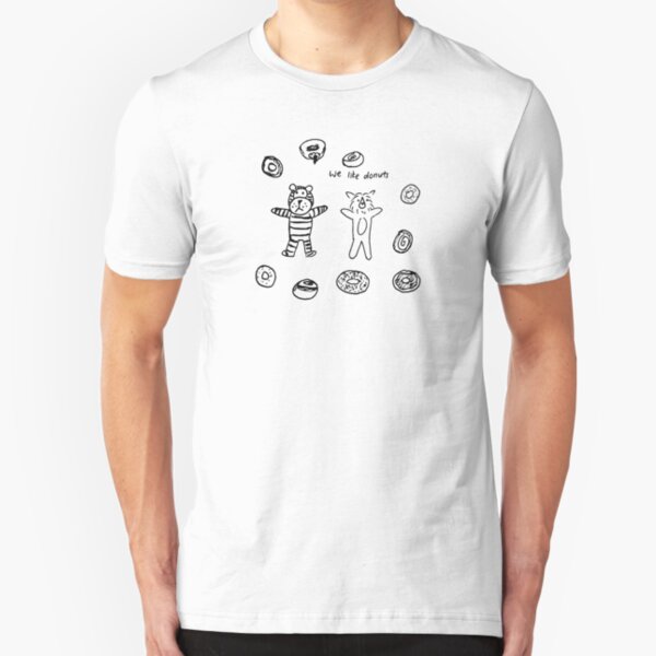 We Like Donuts Slim Fit T-Shirt