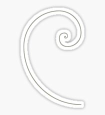Fibonacci Spiral Sticker