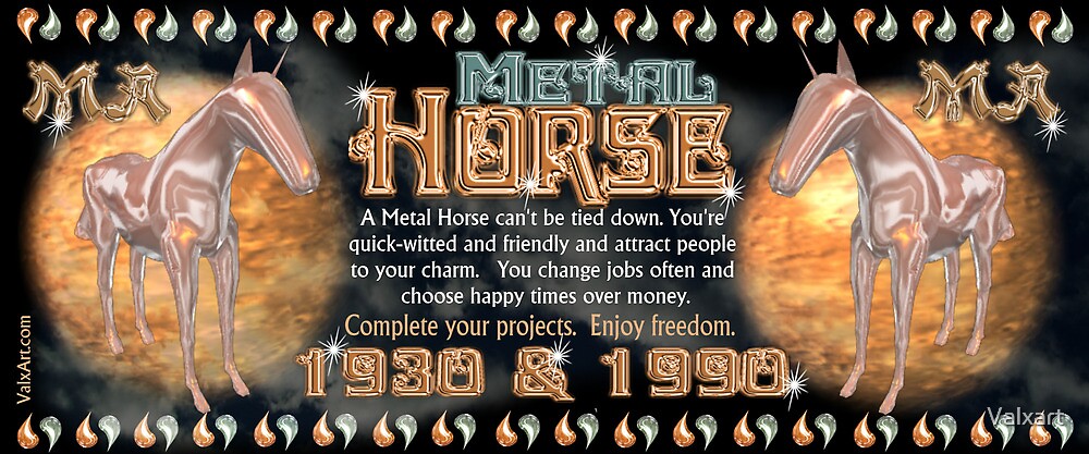 chinese-zodiac-metal-horse-1930-1990-born-by-valxart-redbubble