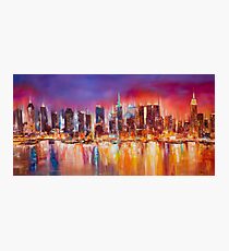 Vibrant New York City Skyline Photographic Print