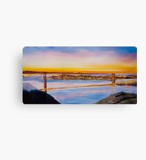 San Francisco Abstract Skyline Canvas Print