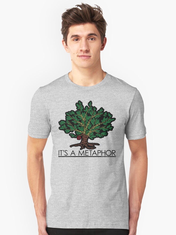 Alternate view of It's a Metaphor Slim Fit T-Shirt