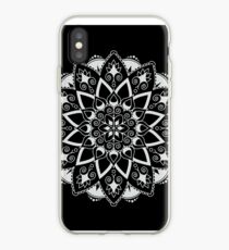 Mandala - White/Black iPhone Case