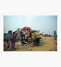 Street Shops Lagos 2 Photographic Print