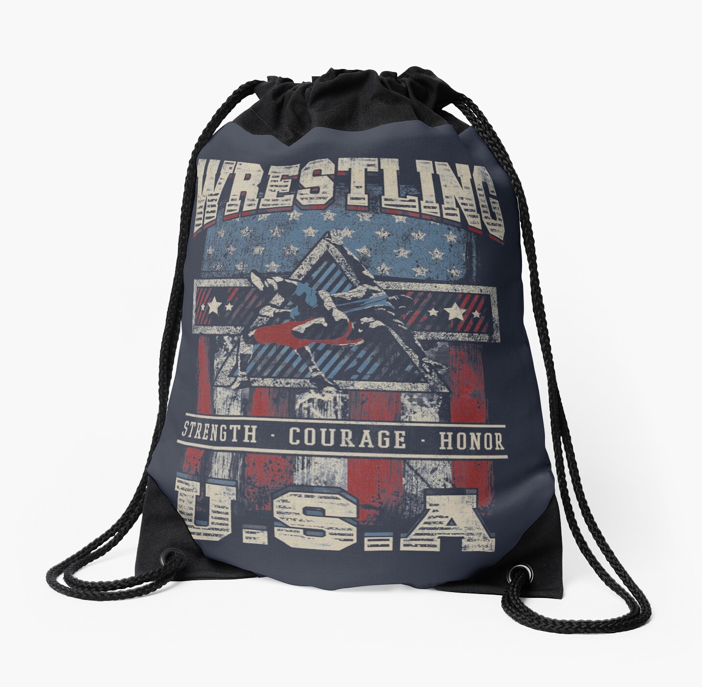 usa wrestling bag