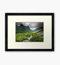 Scotland: Glencoe Valley Summer Framed Print