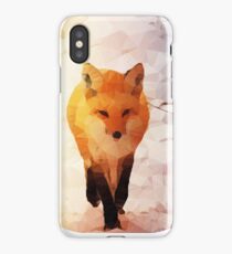 Red Fox Low Poly iPhone Case