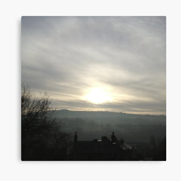 Derbyshire sunset Canvas Print