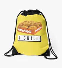 Popeyes and Chill? Drawstring Bag