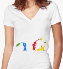 The Original Three Women's Fitted V-Neck T-Shirt