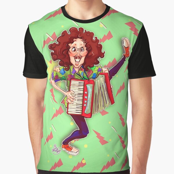Alfred (Weird Al) Yankovic and Harvey the Wonder Hamster Graphic T-Shirt