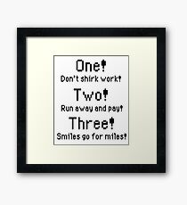 Explorers of Time/Darkness/Sky Morning Routine V.2 Framed Print
