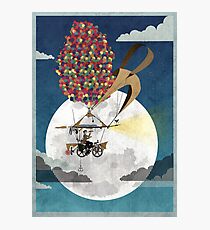 Flying Bicycle Photographic Print