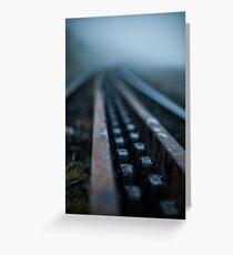The Mountain Railway Greeting Card
