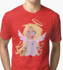 Blond Angel Girl Tri-blend T-Shirt