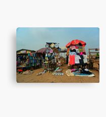 Street Shops Lagos 4 Canvas Print
