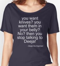 Deeja the Diva - Dark Women's Relaxed Fit T-Shirt