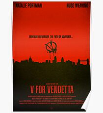 Movie Poster - "V for VENDETTA" Poster