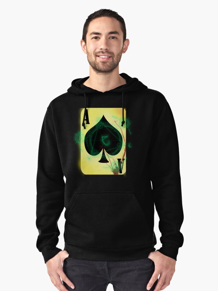 "Arcane Ace of Spades" Pullover Hoodie by Jebus13 Redbubble