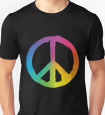 Peace and Pece Sign Unisex T-Shirt