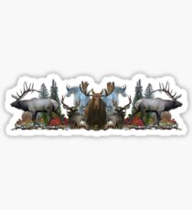 North American Wildlife Sticker