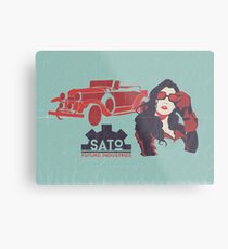 Retro Asami Metal Print