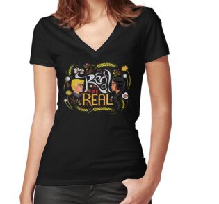 Fitted V-Neck T-Shirt