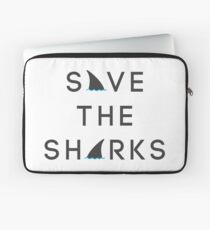 Save the Sharks Laptop Sleeve