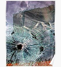 Bullet Hole Abstract Poster