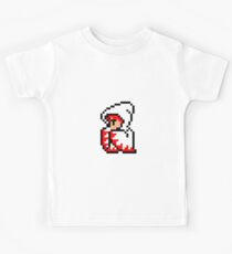 pixel white mage Kids Tee