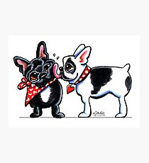 French Kiss Photographic Print