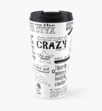 Taza de viaje Heroes of Olympus Quotes
