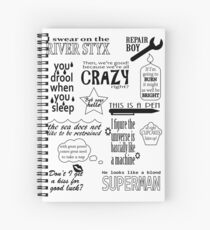 Cuaderno de espiral Heroes of Olympus Quotes