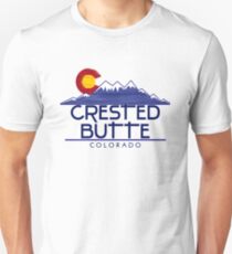 Crested Butte Colorado wood mountains Unisex T-Shirt