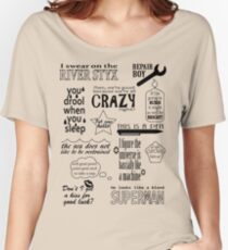 Heroes of Olympus Quotes Women's Relaxed Fit T-Shirt