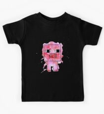 Splatter Pig - Minecraft inspired Kids Tee