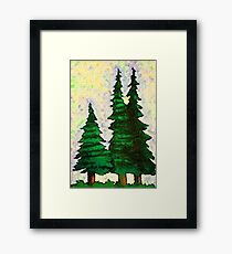 Confetti Sky Framed Print