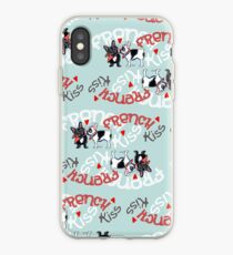French Kiss {Pattern} iPhone Case