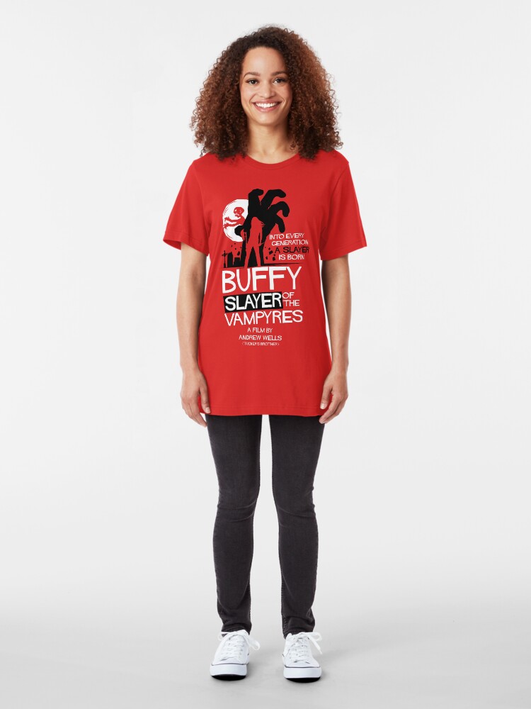 Vista alternativa de Camiseta ajustada Asesino de los Vampiros