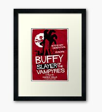 Slayer of the Vampyres Framed Print