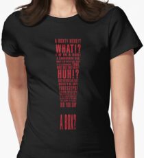 MGS Alert Typography Women's Fitted T-Shirt