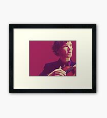 A Study in Pink Framed Print