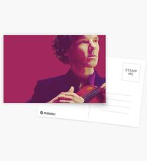 A Study in Pink Postcards