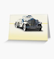 1934 Duesenberg J w/o ID Greeting Card